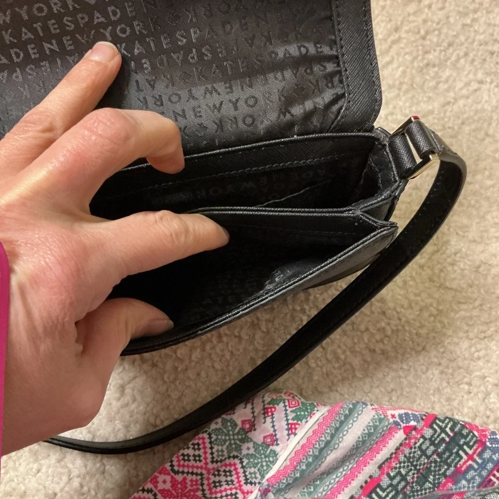 Kate Spade Elegant Black Crossbody Bag - Picture 6 of 10